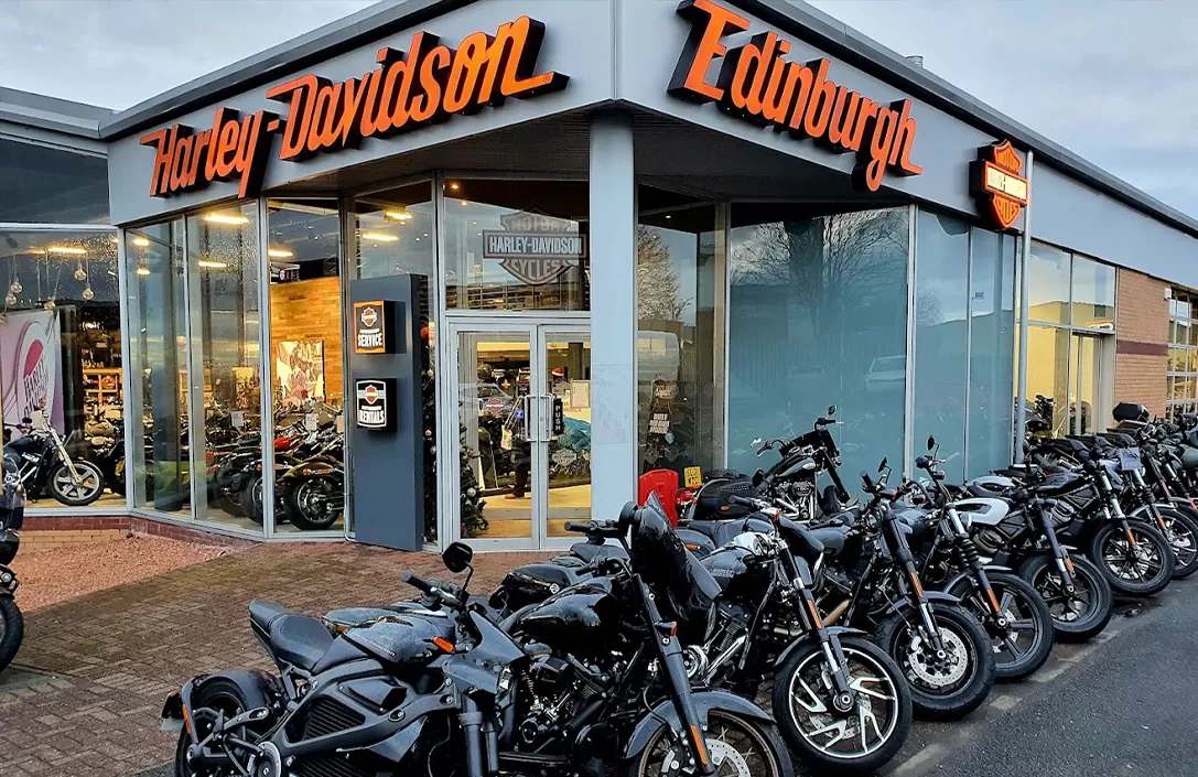 Harley davidson deals bike shop