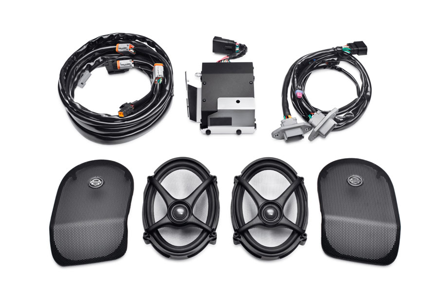 Harley davidson bag online speakers